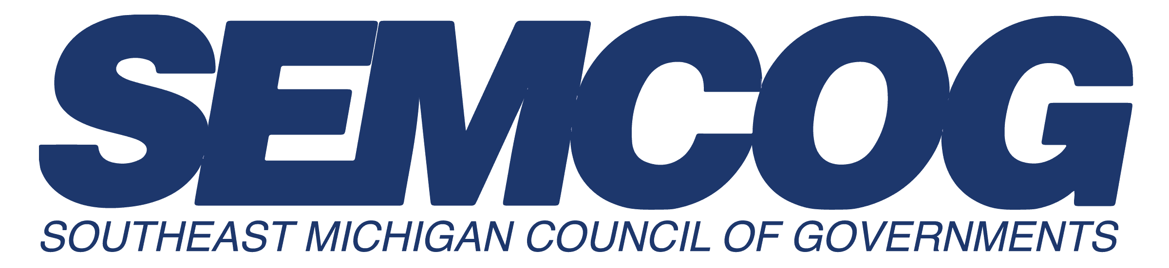 SEMCOG logo spelled out