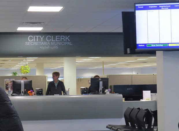 Interior of Dearborn's City Clerk Office