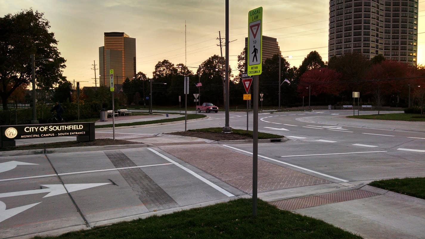 Southfield Michigan intersection