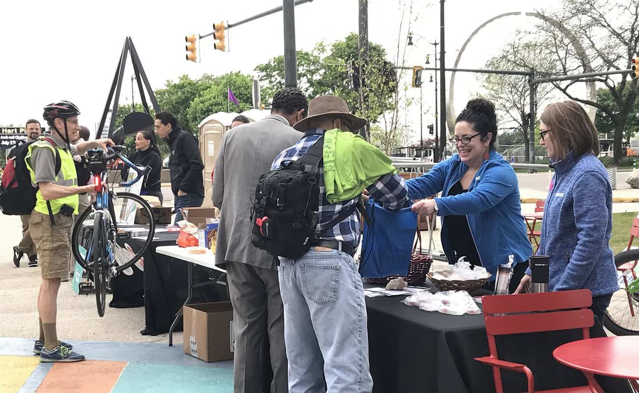 SEMCOG staff at Bike to Work Day SEMCOG staff at Bike to Work Day