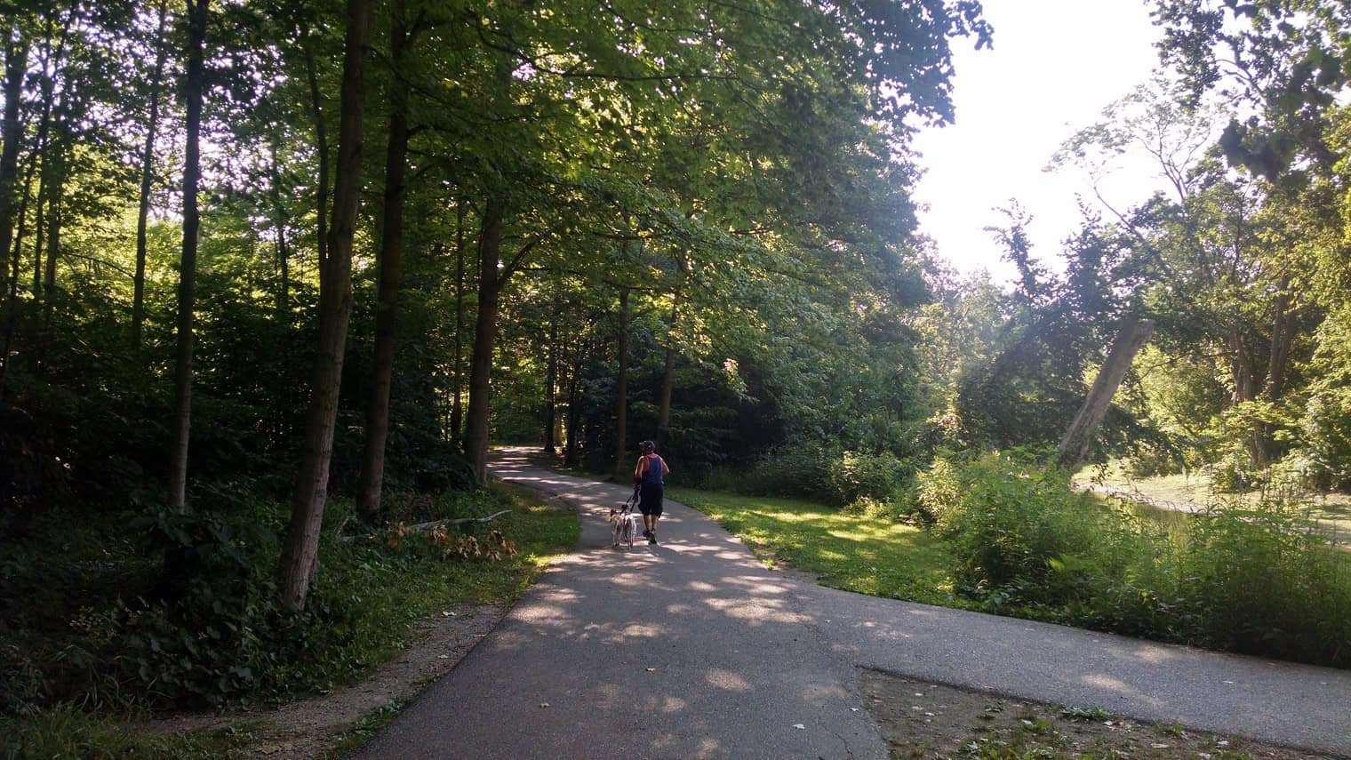 Clinton River Park Trail Asphalt multiuse path