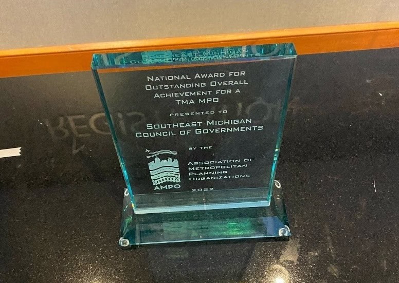 Outstanding Overall Achievement for a Transportation Management Area (TMA) Metropolitan Planning Organization (MPO) Award