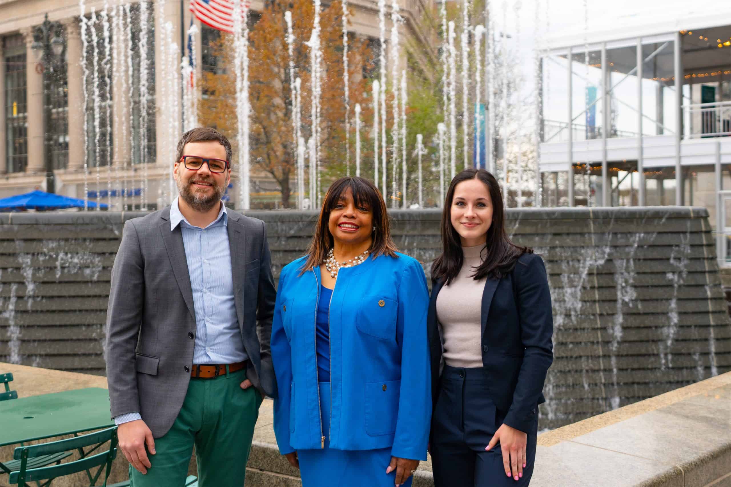 L to R: Mike Spence, Government Affairs Manager; Sheryl Theriot, External Affairs Director; Nikki Hartley, Government Affairs Specialist.