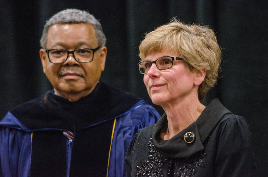 Dr. Conway Jeffress with Kathleen Lomako