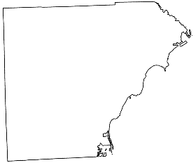 monroe county outline