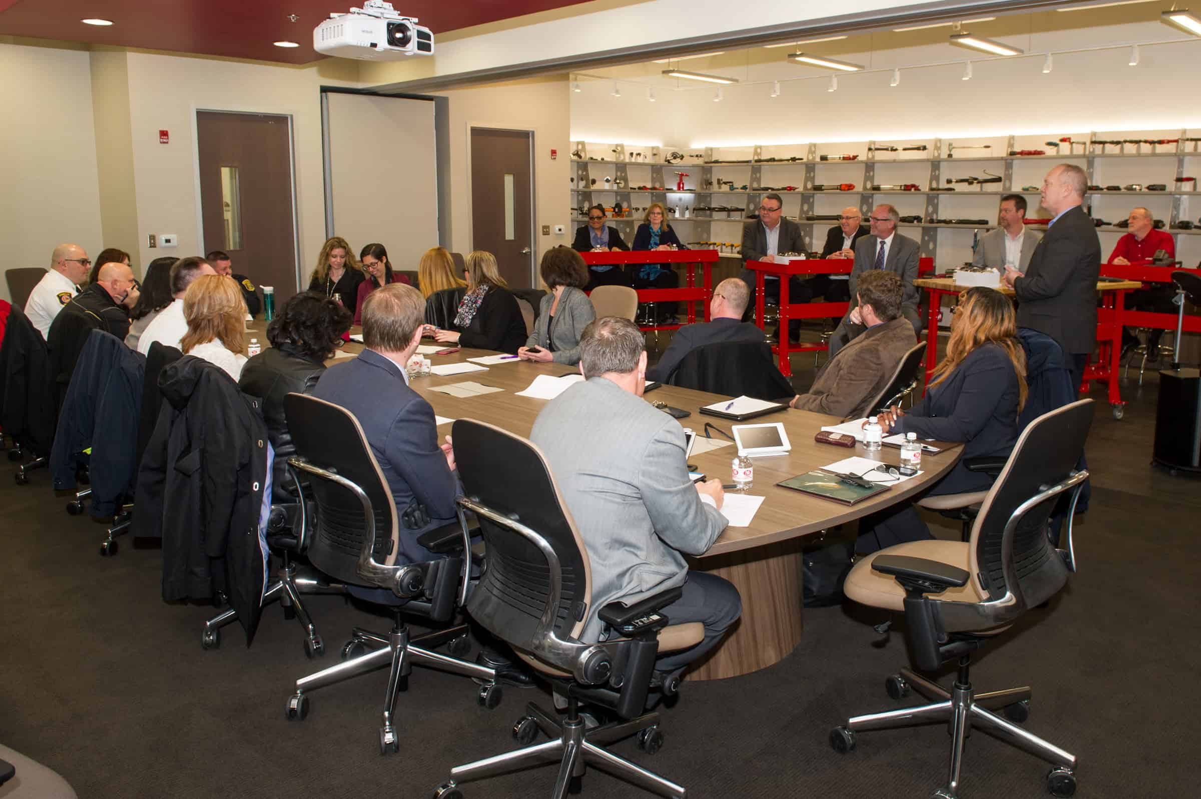 Romulus traveling staff meeting