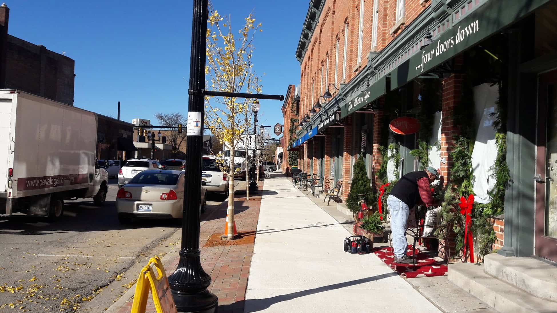 Ann Arbor Street Streetscape in Saline
