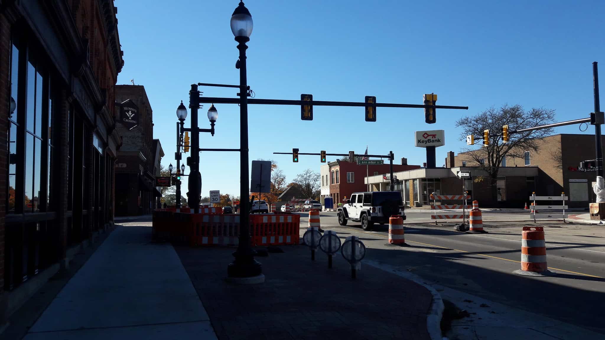 Michigan Avenue Streetscape in Saline