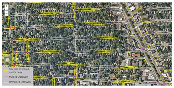 Sidewalk locations