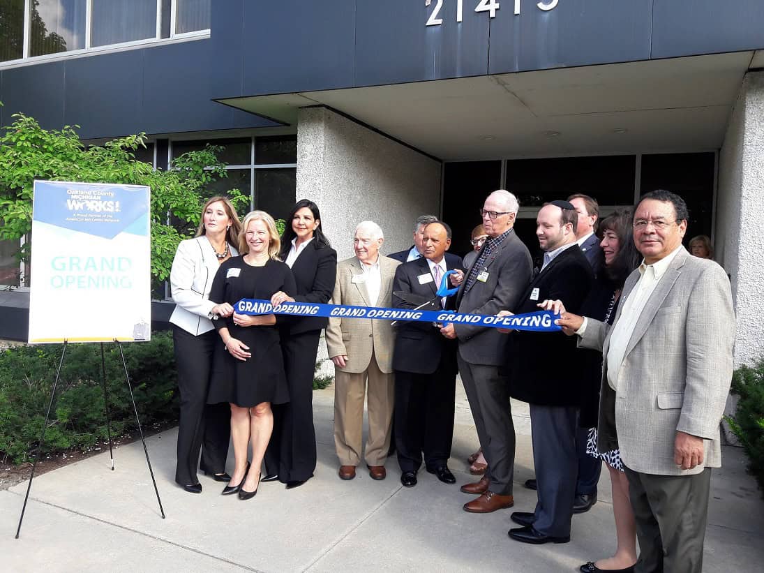Southfield Michigan Works ribbon cutting