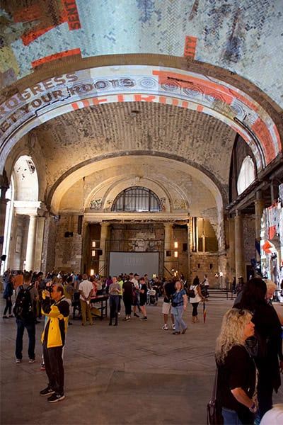 inside Michigan Central Station