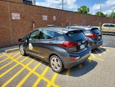 parked electric vehicles