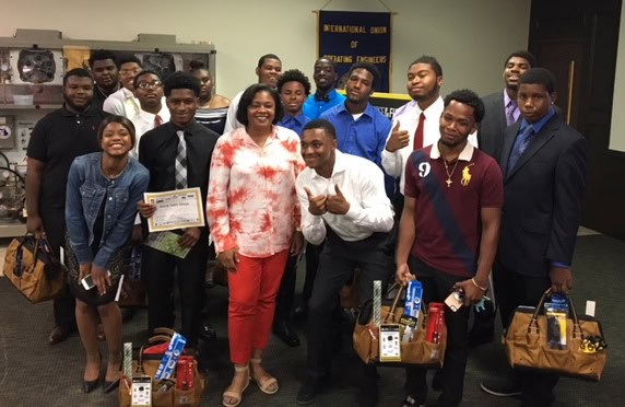 Graduates with Representative Love