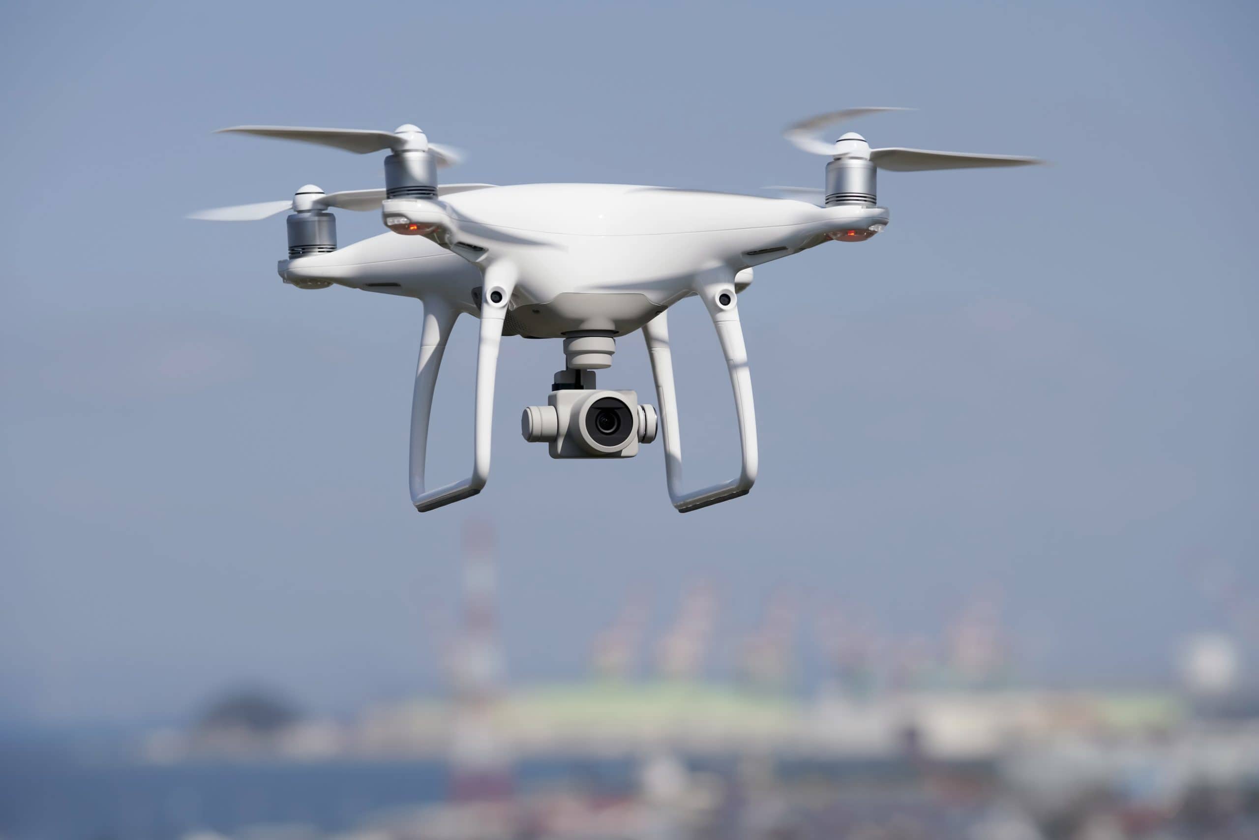 drone in the sky