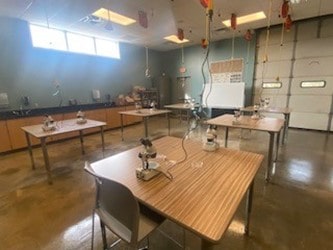 inside view of Knabusch math and science center