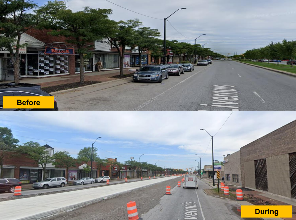 SEMCOG| image: livernois_beforeandduring