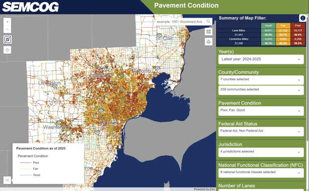 SEMCOG| image: BridgeConditionMap2025data (1)